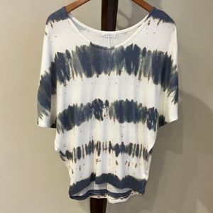 Short sleeve soft knit top